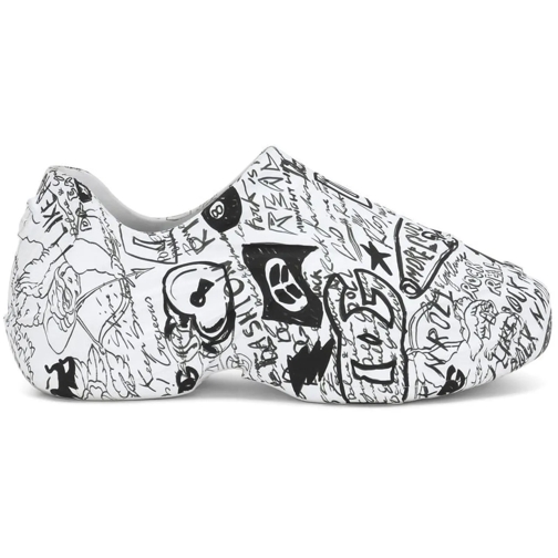Dolce&Gabbana Low-Top Sneaker Toy Graffiti-print Logo Sneakers mehrfarbig