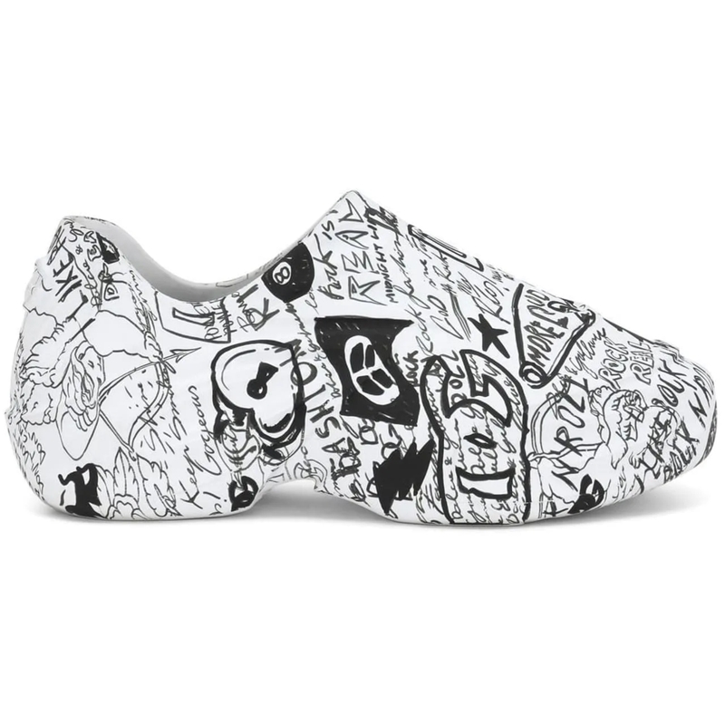Dolce&Gabbana Lage-top sneaker Toy Graffiti-print Logo Sneakers mehrfarbig