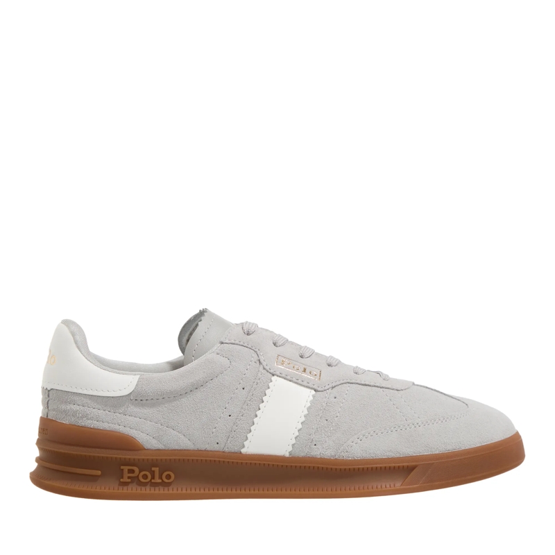 Polo Ralph Lauren Low-Top-Sneaker Htr Aera-Sneakers-Low Top Lace Taupe Grey/Deckwash White