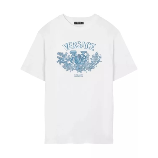 Versace White University Coral T-Shirt White 