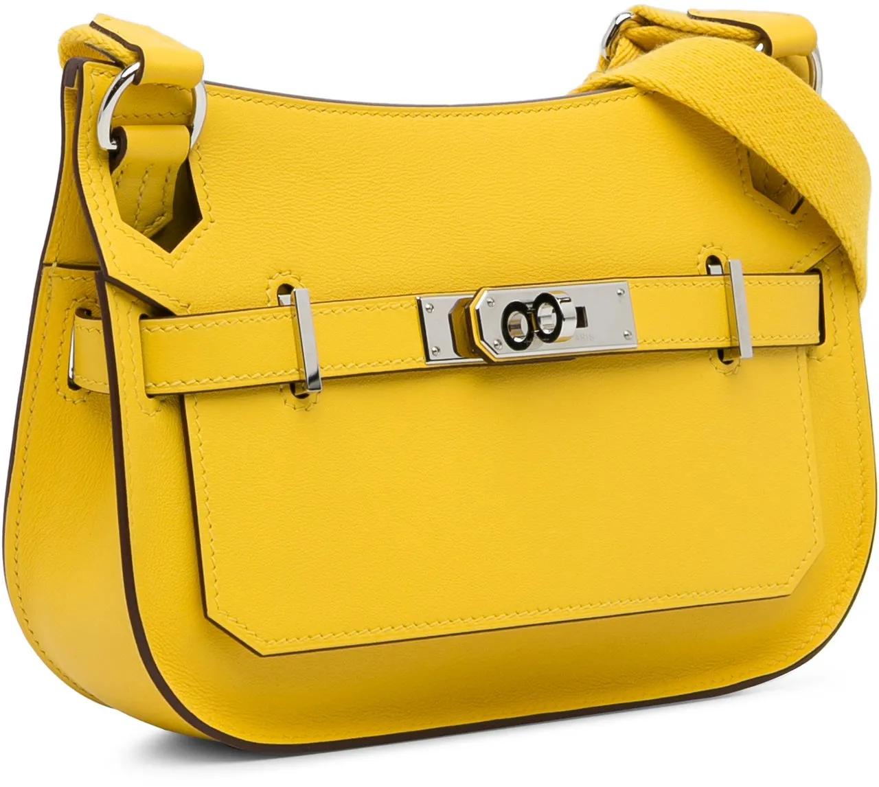 Thumbnail - Hermès Hobo Bags - 2009 Swift Mini Jypsiere - Gr. unisize - in Gelb - für Damen