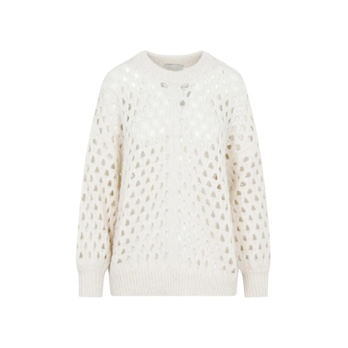 Isabel Marant Pullover Ecru Baby Alpaca Tane Sweater Neutrals