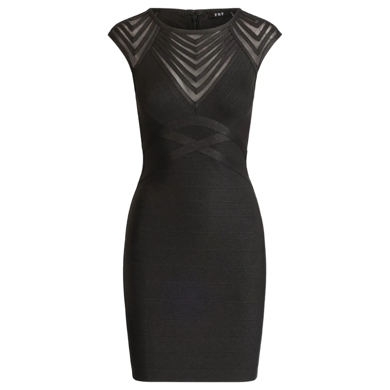 Kraimod Abendkleid Bandagekleid schwarz