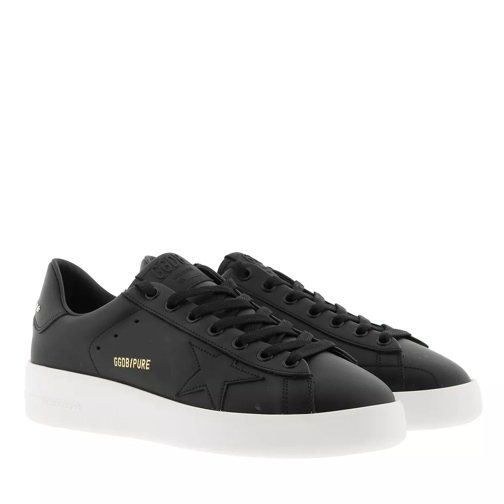 Golden Goose Pure Star Sneakers Leather/Cotton Black Low-Top Sneaker