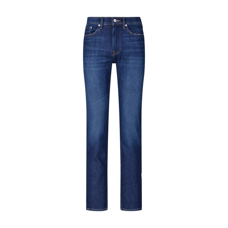 FRAME Jeans Straight-Fit Jeans Blau