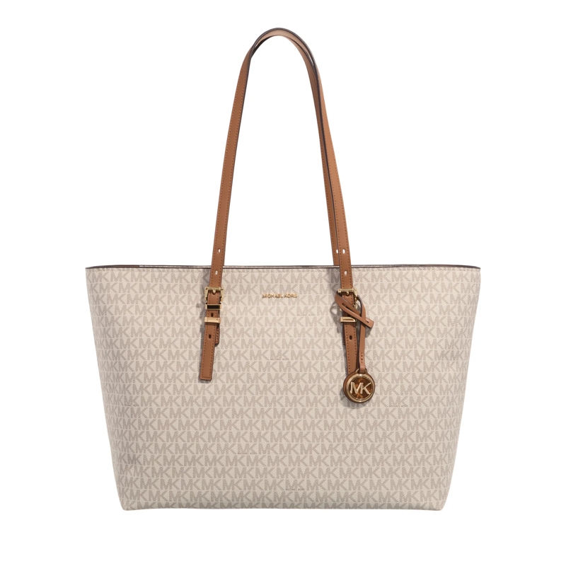 MICHAEL Michael Kors Shopper Quinn Lg Ew Tz Tote Vanilla/Acrn
