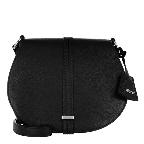 Abro Adria Leather Crossbody 9 Black/Nickel Crossbody Bag