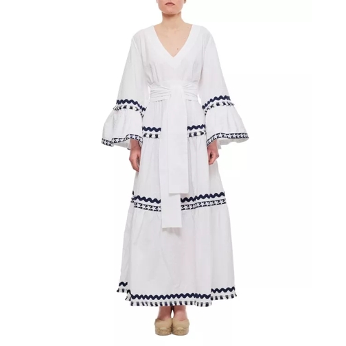 FLORA SARDALOS Kerkyra Cotton Long Dress White 
