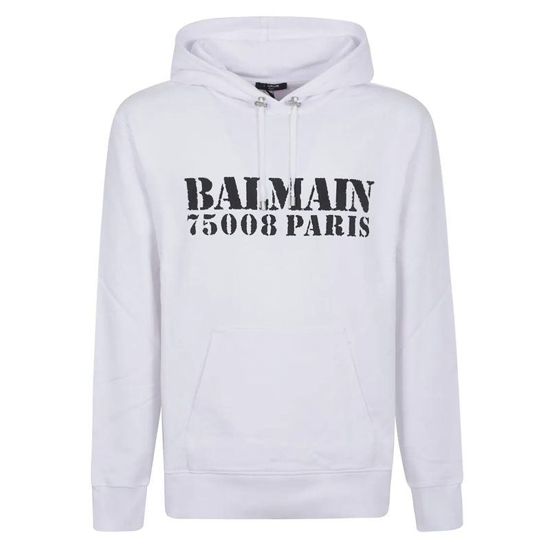 Balmain  Pure Cotton Sweatshirt White