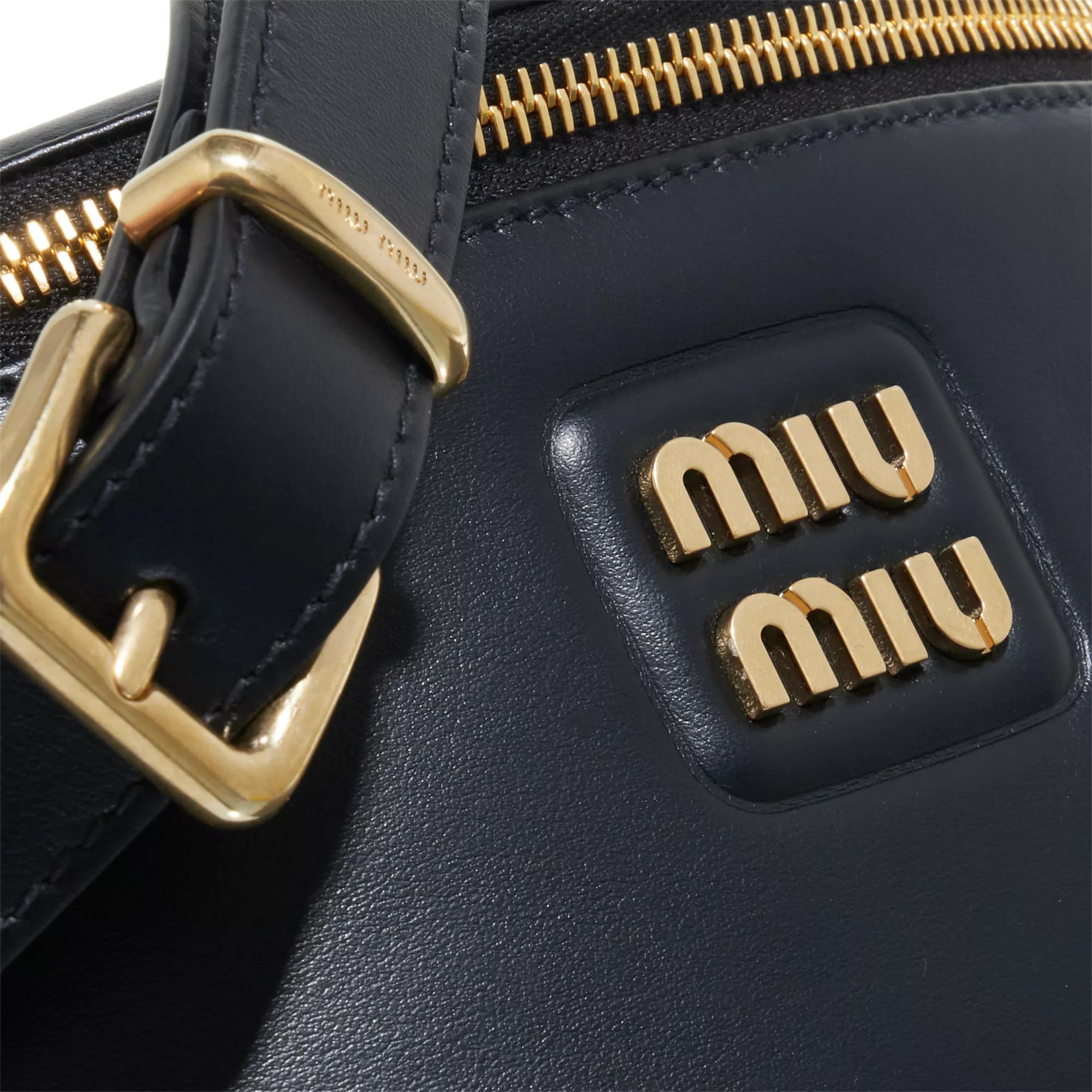 Miu Crossbody bags Cruise Shoulder Leather Belt Bag in zwart