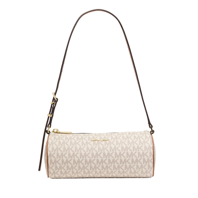 MICHAEL Michael Kors Pochette Sm Barrel Pouchette Vanilla/acrn
