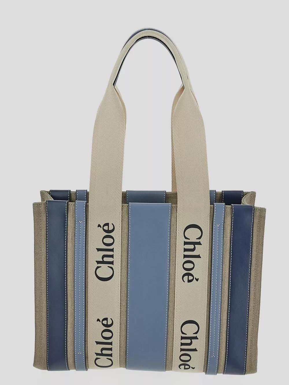 Thumbnail - Chloé Shopper - Woody Medium Tote Bag - Gr. unisize - in Beige - für Damen