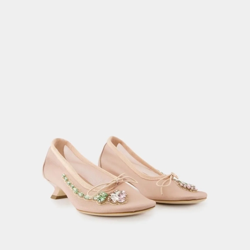 Simone Rocha Escarpin Court Shoes - Mesh - Nude Neutrals (Image 2)