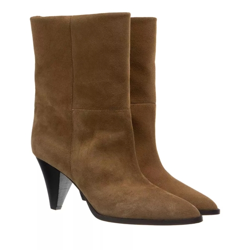 Isabel Marant Boots Rouxa Suedeleather Beige Ankle Boot