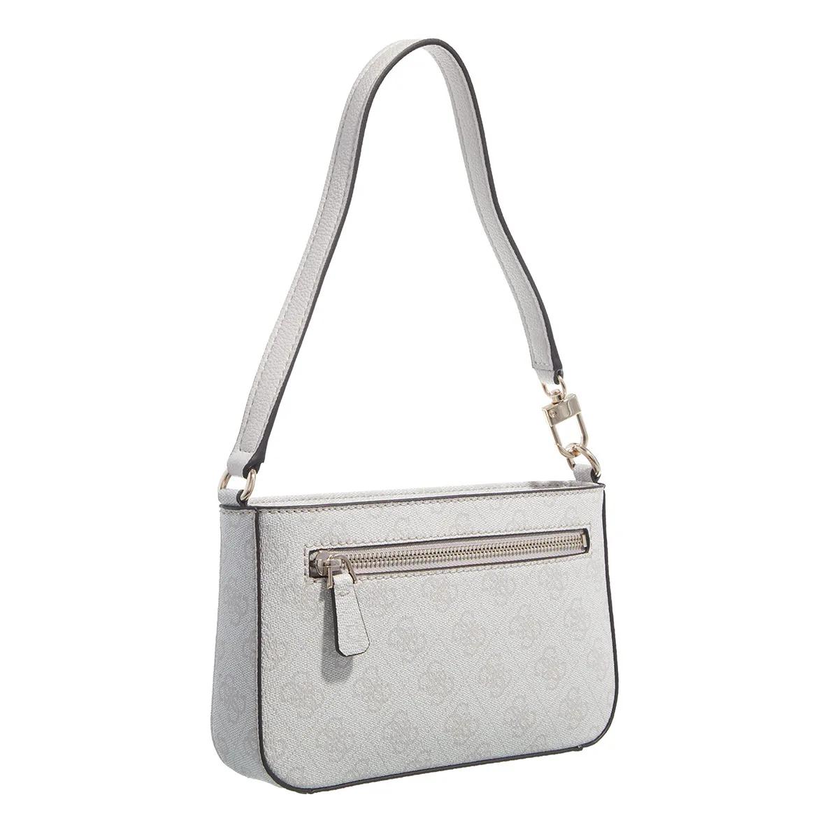 Guess Satchels Noelle Mini Top Zip Shoulder in beige