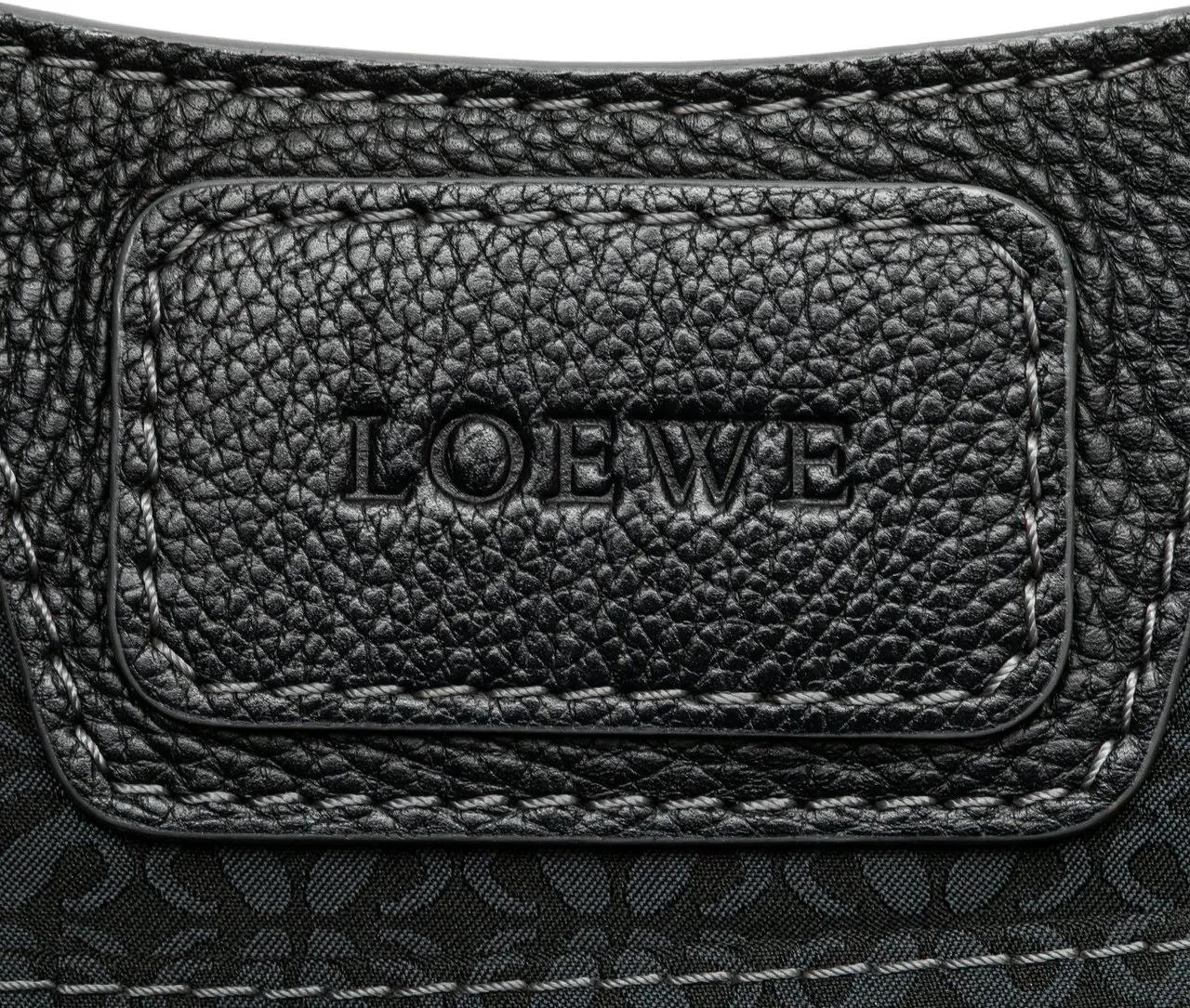 Thumbnail - Loewe Shopper - Anagram Canvas Tote - Gr. unisize - in Schwarz - für Damen