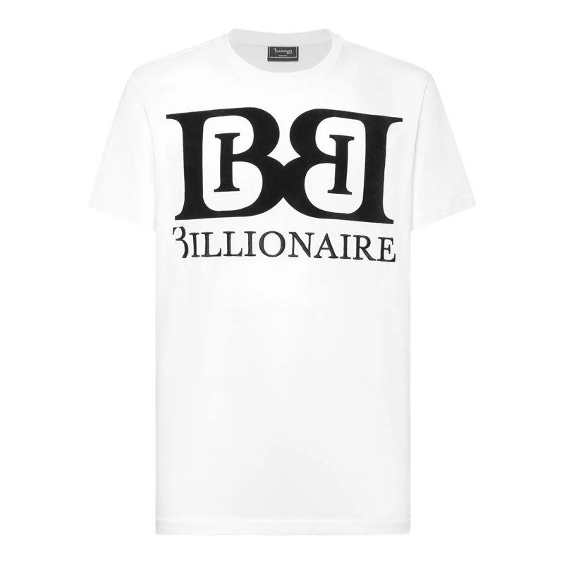 BILLIONAIRE T-Shirt T-Shirt Rundhalsausschnitt Ss weiss