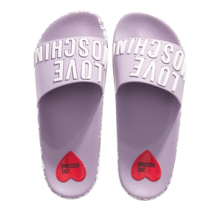 Love Moschino Pool Slides Lilla Slide