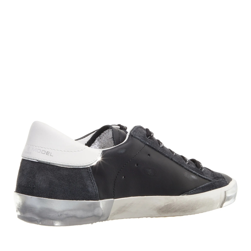 Philippe Model Low-Top-Sneaker Prsx Low Woman Foxy Lamine' Noir Argent(Image 10)
