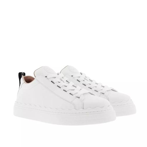 Chloé Lauren Sneaker Smooth Calfskin White Low-Top Sneaker