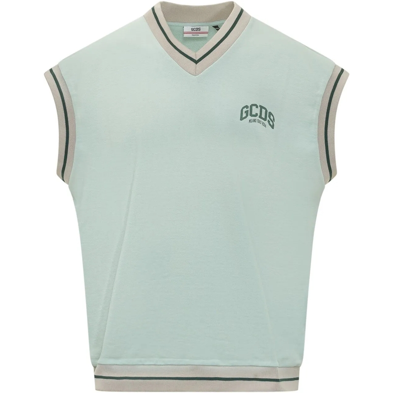 Gcds  Maglia Senza Maniche con Logo grün