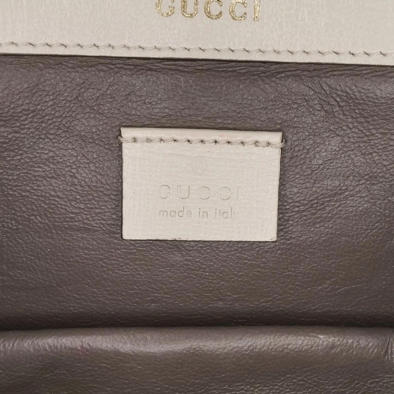Thumbnail - Gucci Hobo Bags - 2016-2024 Mini Leather Sylvie 1969 Crossbody - Gr. unisize - in Weiß - für Damen