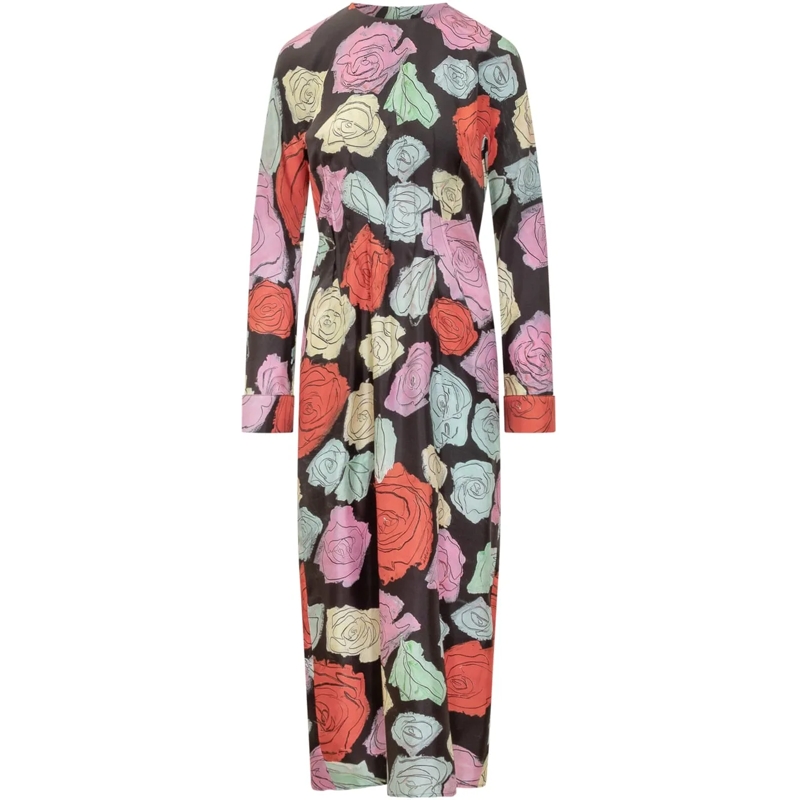 Marni Robe longue Abito mehrfarbig
