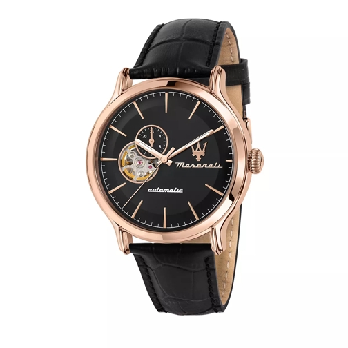 Maserati Watch Epoca 42mm Auto Black Automatisch Horloge