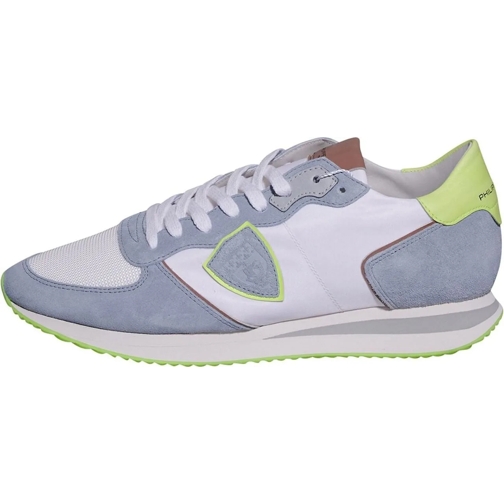 Philippe Model Low-Top Sneaker Wit licht blauwe sneakers weiß