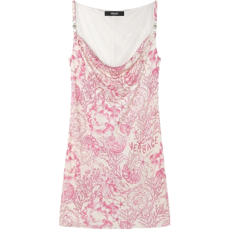 Versace Midikleid Dresses Pinkcream rose