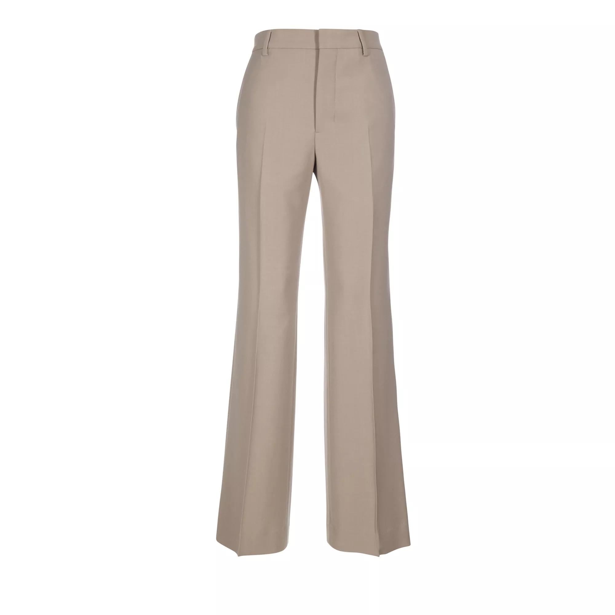 AMI Paris - PANTALONE FLARE - Größe F42 - taupe