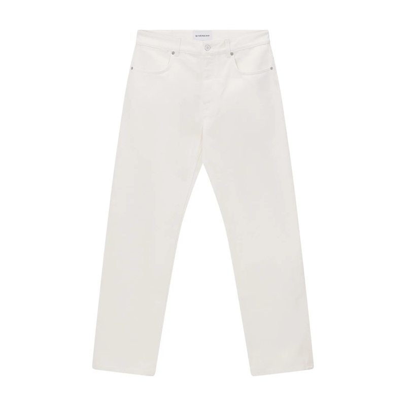 Givenchy Jeans Straight-Fit Jeans aus Baumwolle weiß