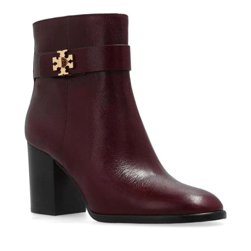 Tory Burch Stiefel - Burgundy 90Mm Ankle Boots - Gr. 10 - in Rot - für Damen