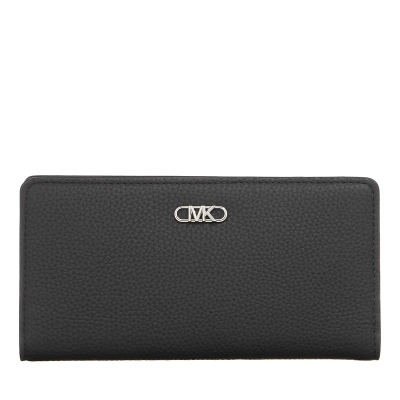 MICHAEL Michael Kors Bi-Fold-Portemonnaie Lg Slim Snap Wallet Black