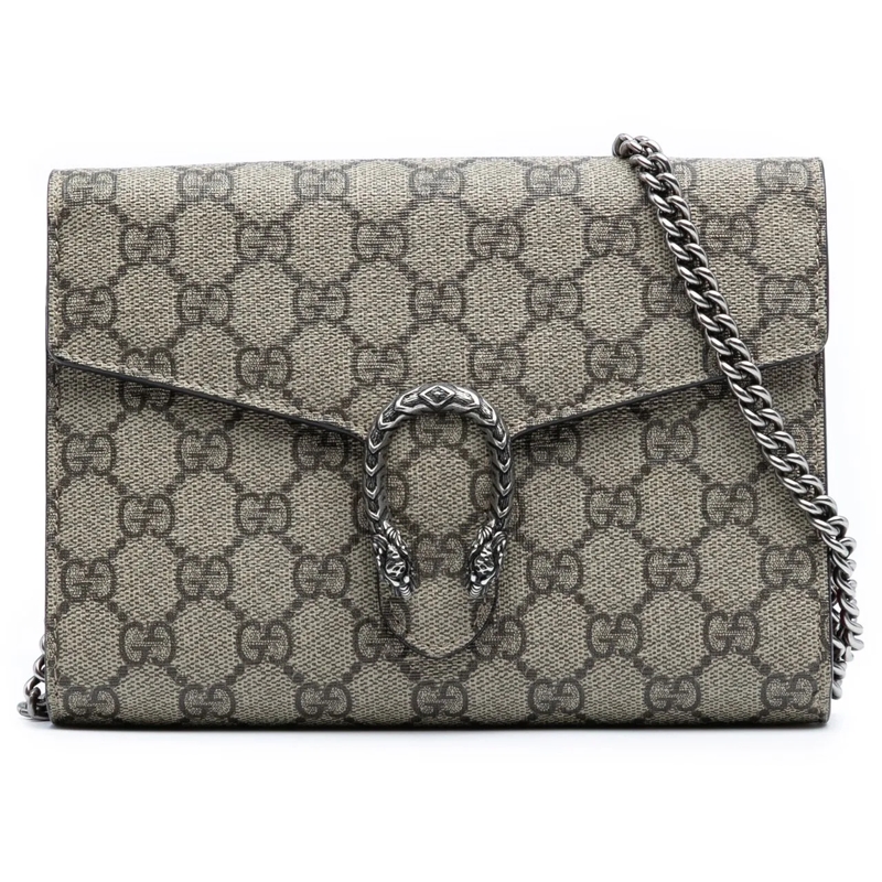 Gucci Sac à bandoulière GG Supreme Dionysus Chain Wallet braun