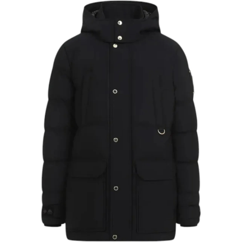 Moose Knuckles Daunenjacke Heren Jas schwarz