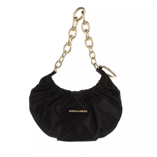 Dsquared2 Mini Chain Hobo Bag Black Hoboväska