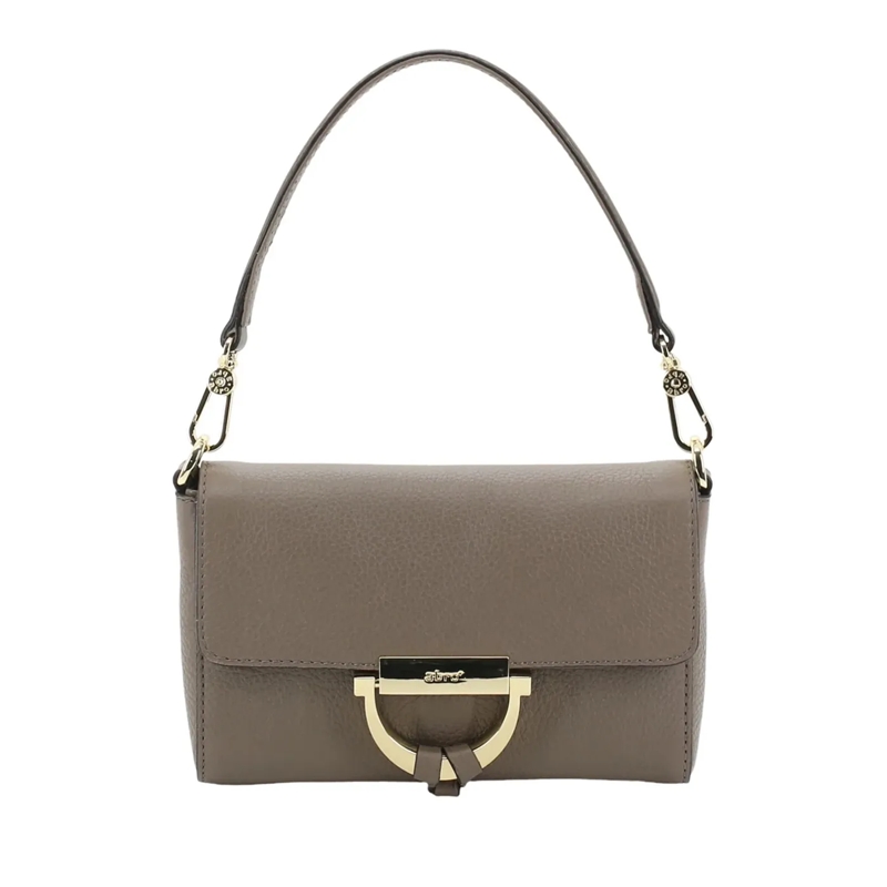 Abro Schultertasche Schultertasche TEMI taupe