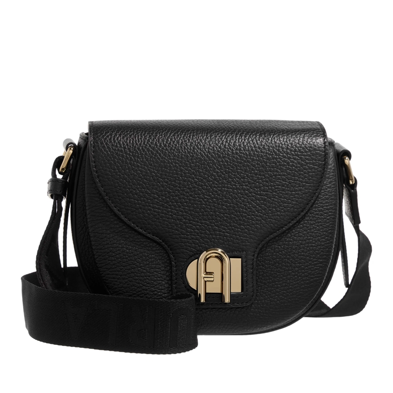 Furla Crossbody Bag Furla Lotus Mini Crossbody Nero+Toni Nero