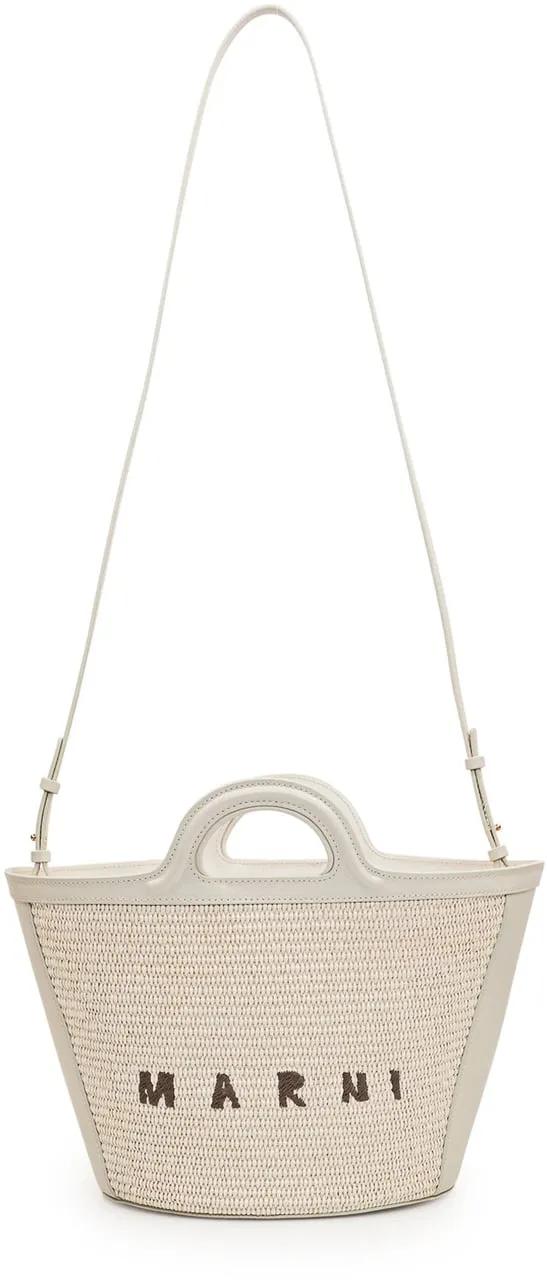 Marni Crossbody bags Borsa Tropicalia Piccola in wit