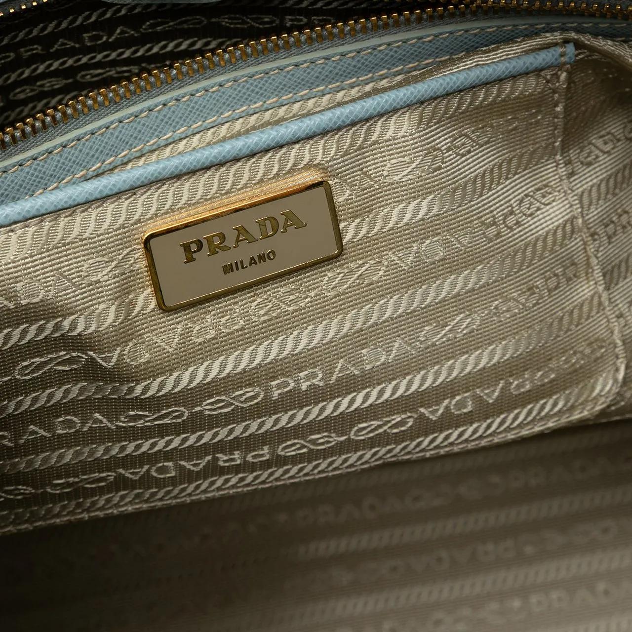 Thumbnail - Prada Hobo Bags - Large Saffiano Lux Galleria Satchel - Gr. unisize - in Blau - für Damen