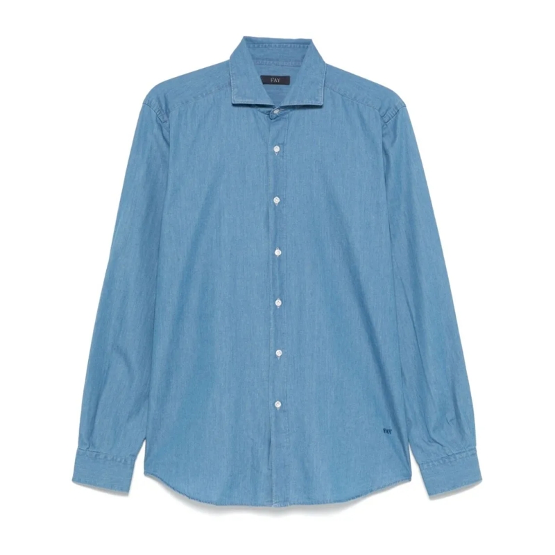 Fay Chemise Classic Blue Shirt Blue