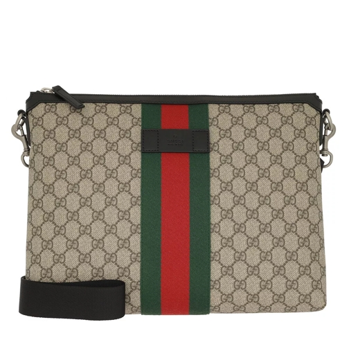 Gucci GG Supreme Medium Messenger Bag Beige Postbodetas
