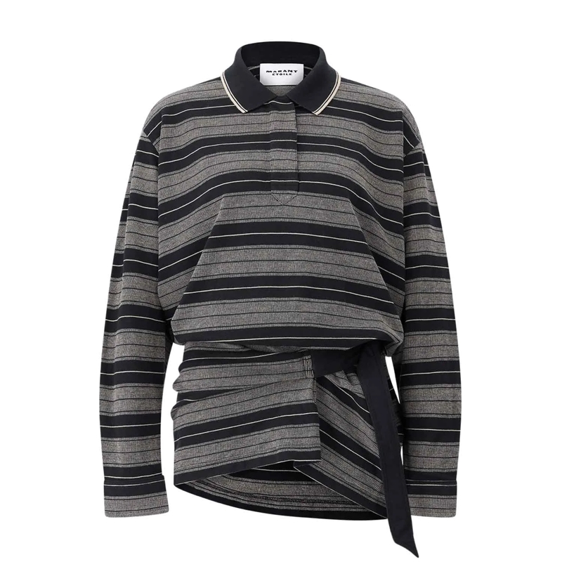 Isabel Marant Vest Polokleid Isea schwarz