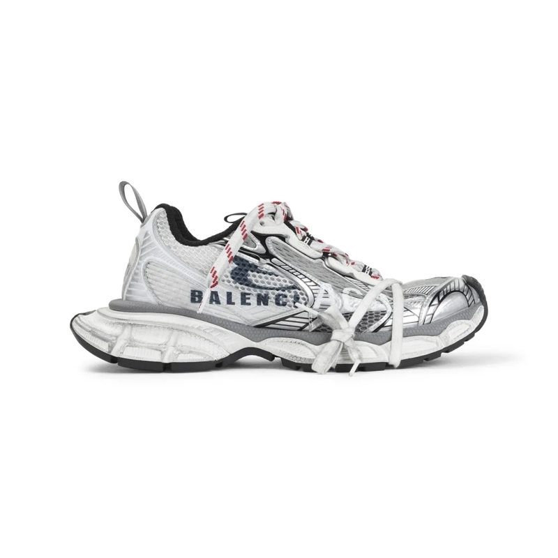Balenciaga Lage-top sneaker Futuristic Chunky Sneakers With Innovative Lacing  White