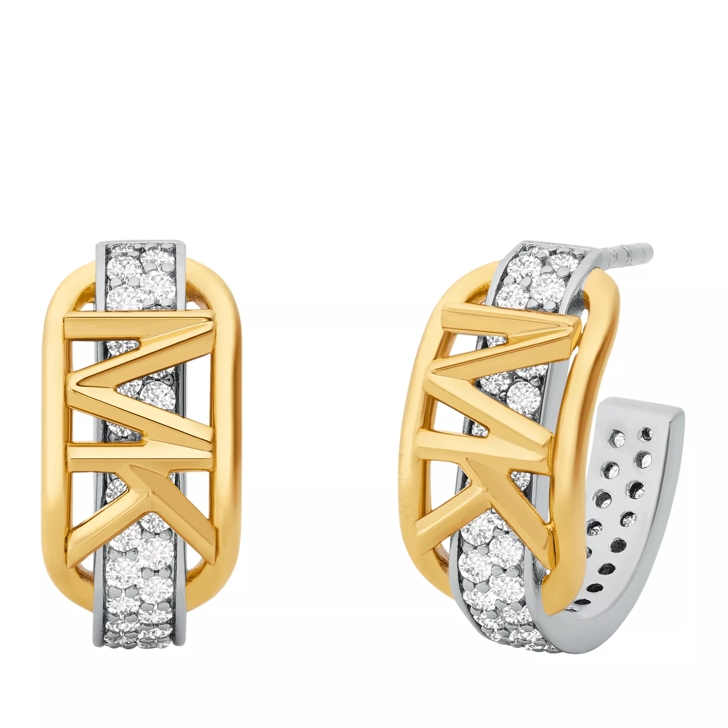 Michael kors pave on sale hoop earrings