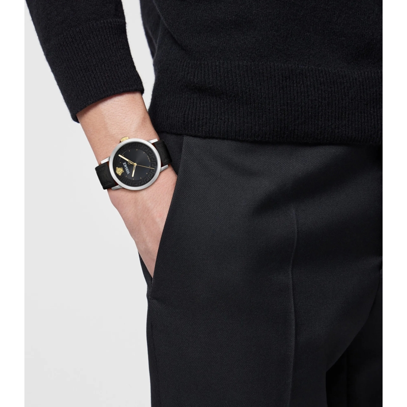 Versace Quarzuhr Quarz-Analoguhr Versace Albireo schwarz(Image 4)