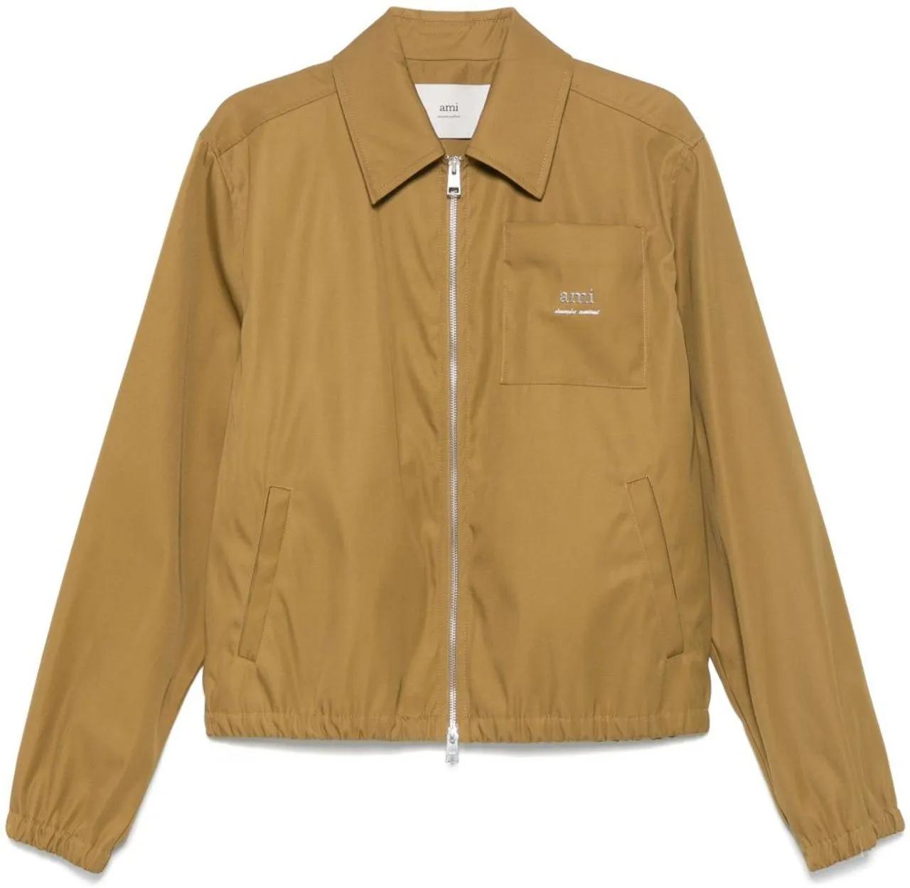 Thumbnail - AMI Paris - Jackets Havana - Größe XS - braun