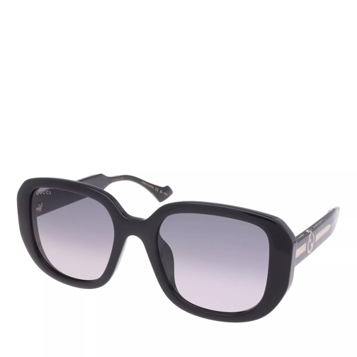 Gucci GG1557SK-001 Black-Crystal-Grey Solglasögon