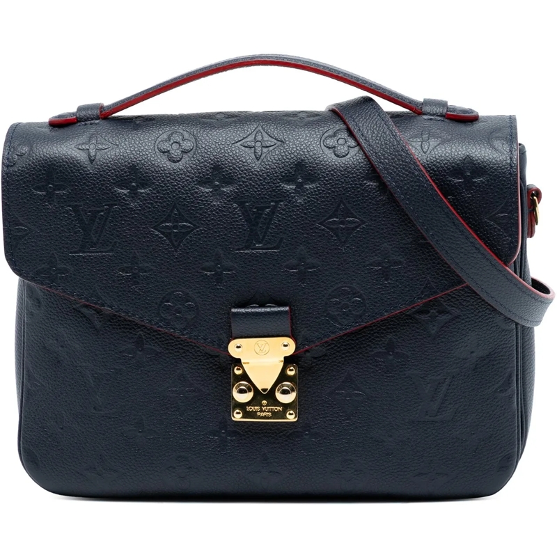 Louis Vuitton Schultertasche Monogram Empreinte Pochette Metis blau